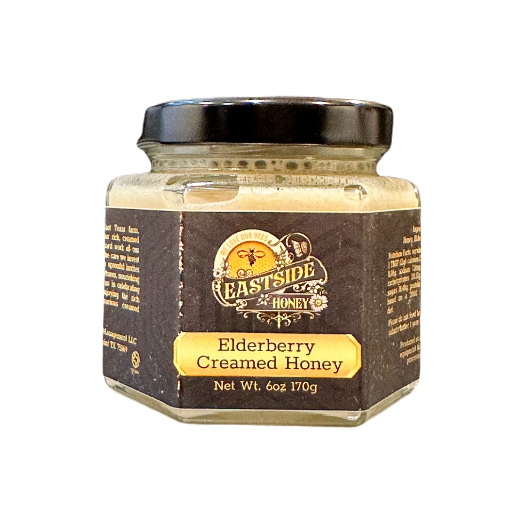 Elderberry Creamed Honey