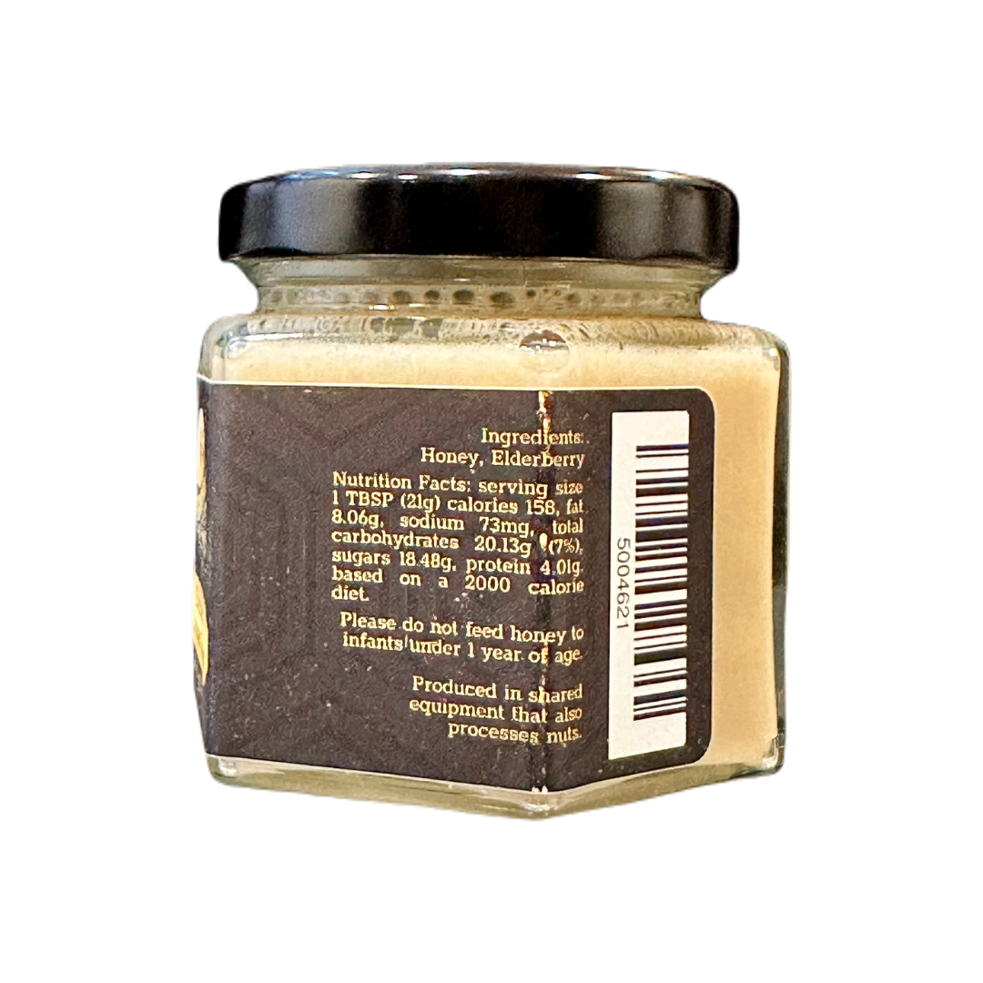 Elderberry Creamed Honey