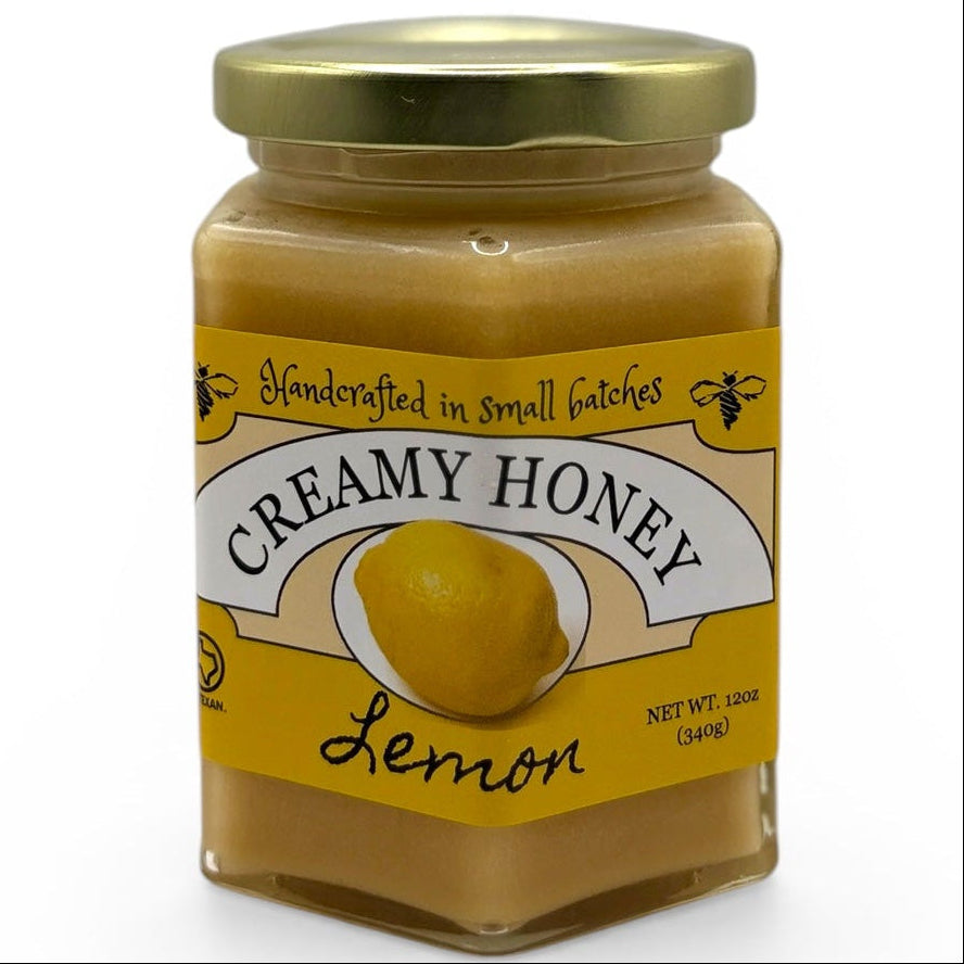 Lemon Creamed Honey | Citrus Honey Spread – Eastside's Honey Shop