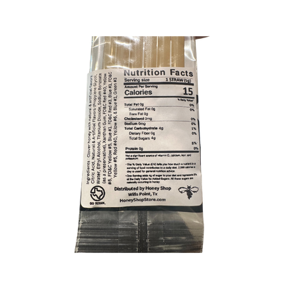 Raw Honey Straws