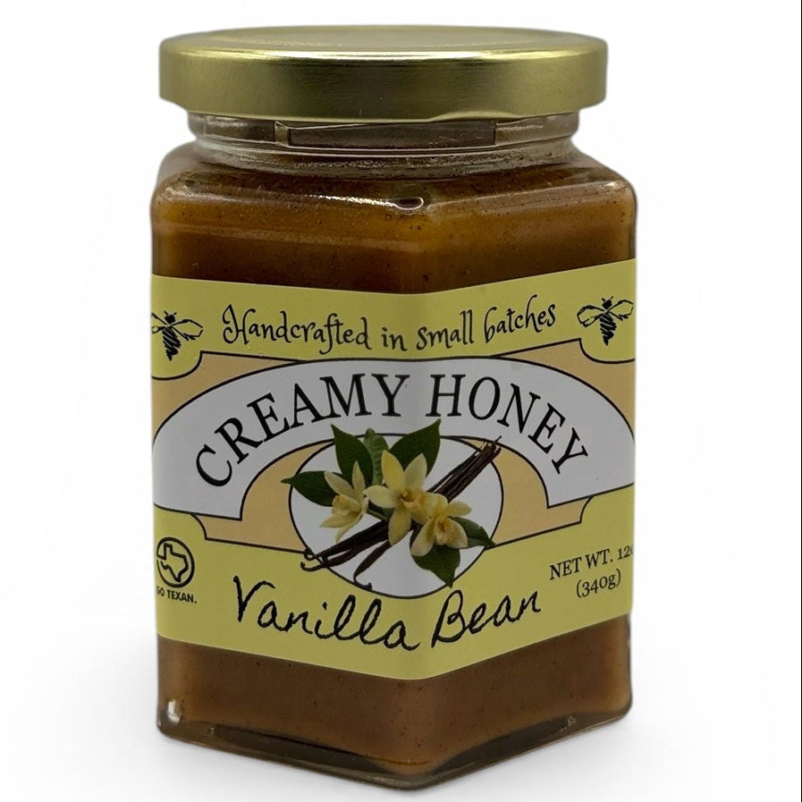 Vanilla Bean Creamed Honey