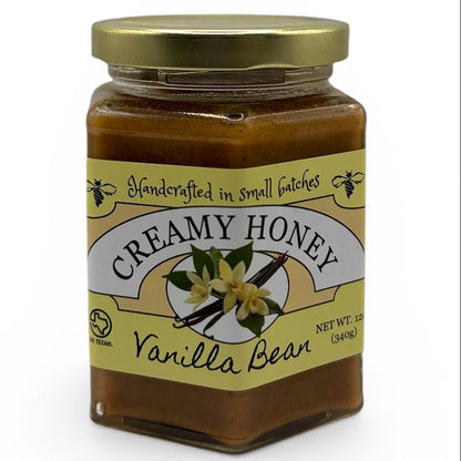 Vanilla Bean Creamed Honey