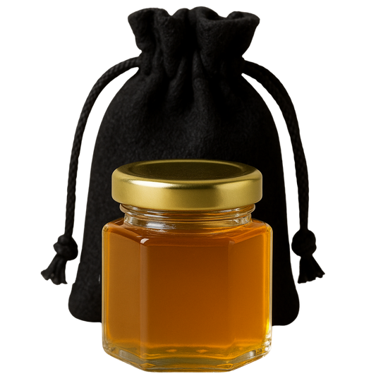 2oz Honey Gift Jar in Velvet Bag